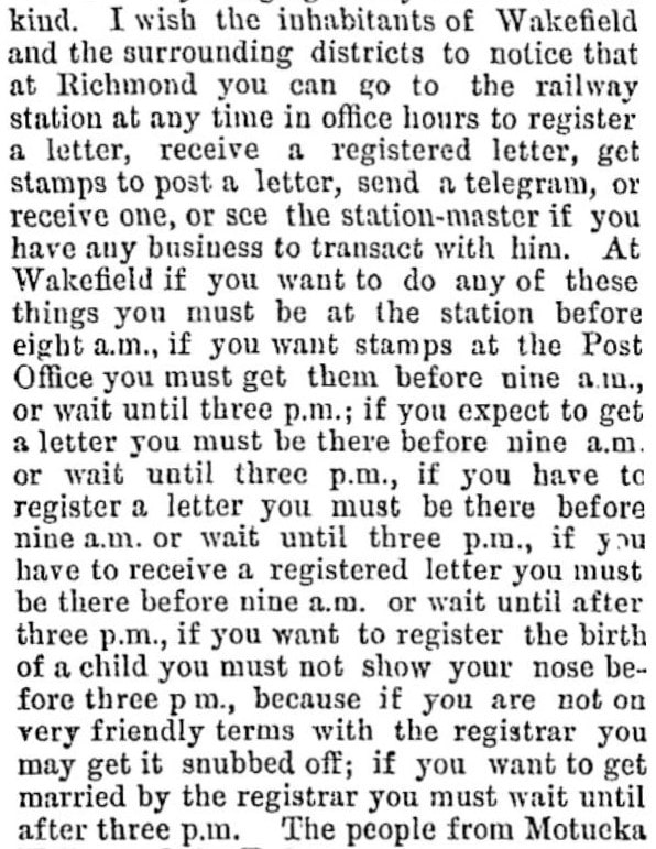 Scanned print of a letter to the Editor signed Pro Bono Publico, 1878.