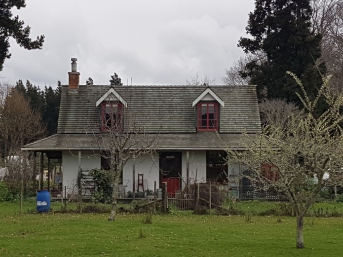 The cottage restored in 2023.